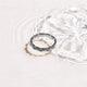 Twist Crystal Inset Ring