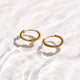 Chunky Twist Hoop Earrings