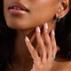 Twist Texture Huggie Hoop Earrings