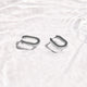 Slim Block Hoops