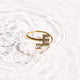 Sparkle Initial Wrap Ring