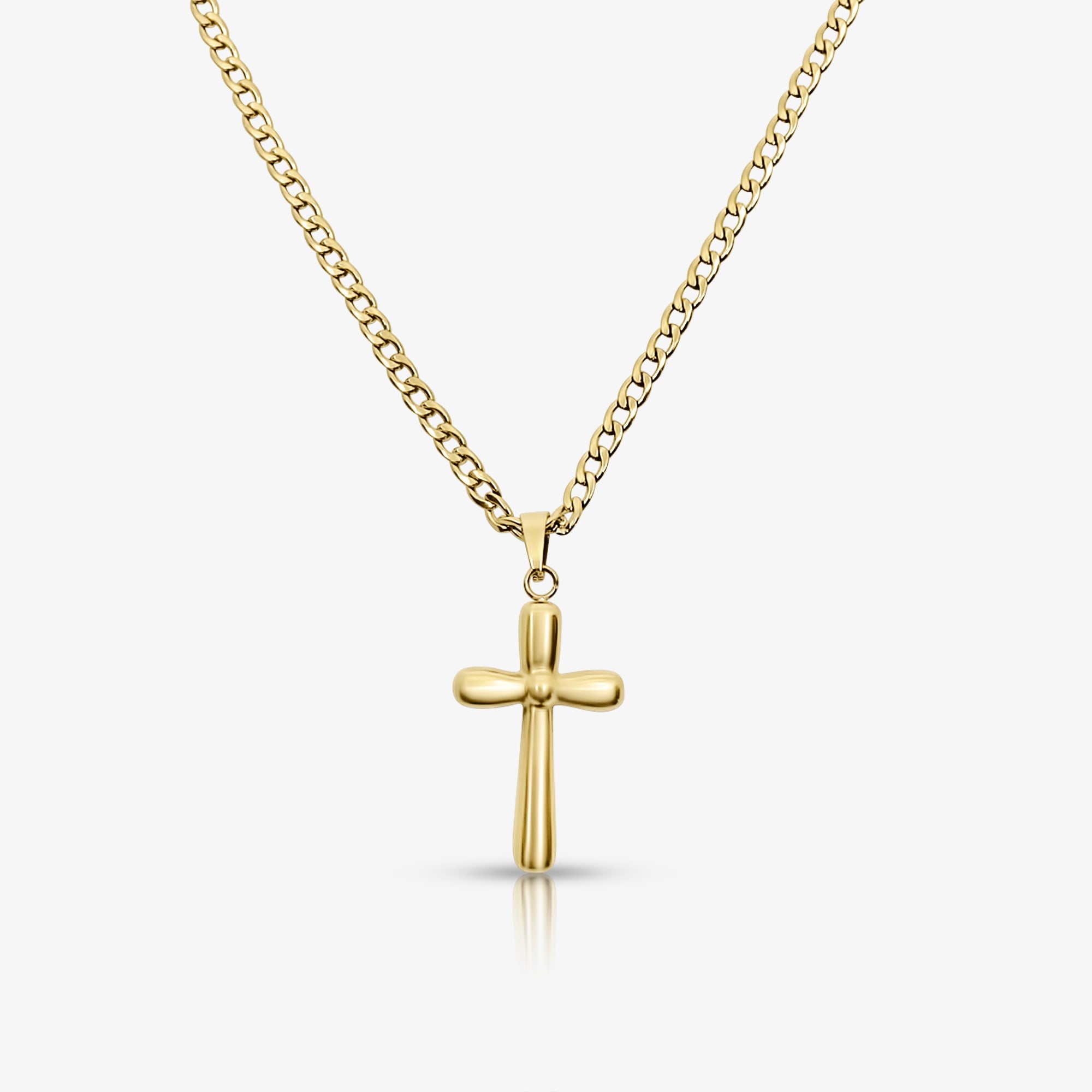 Pure and Simple Cross Necklace - EVRYJEWELS