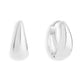Teardrop Small Curve Hoop Earrings - EVRYJEWELS