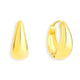 Teardrop Small Curve Hoop Earrings - EVRYJEWELS