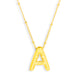 Bold Letter Initial Necklace - EVRYJEWELS