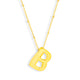 Bold Letter Initial Necklace - EVRYJEWELS