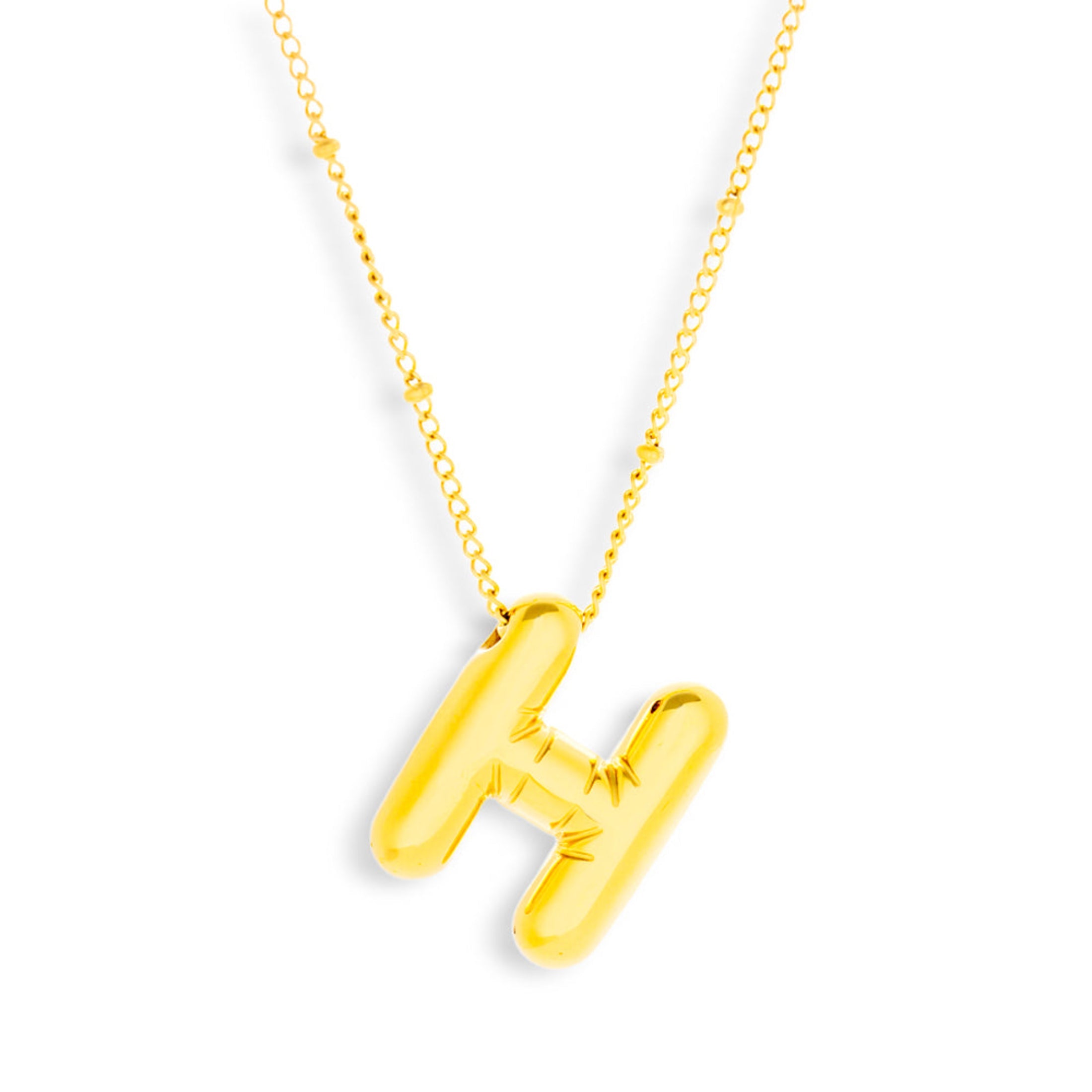 Bold Letter Initial Necklace - EVRYJEWELS