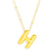 Bold Letter Initial Necklace - EVRYJEWELS