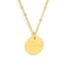 Custom/Personalized Round Pendant Necklace
