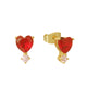 Candy Heart Studs - EVRYJEWELS