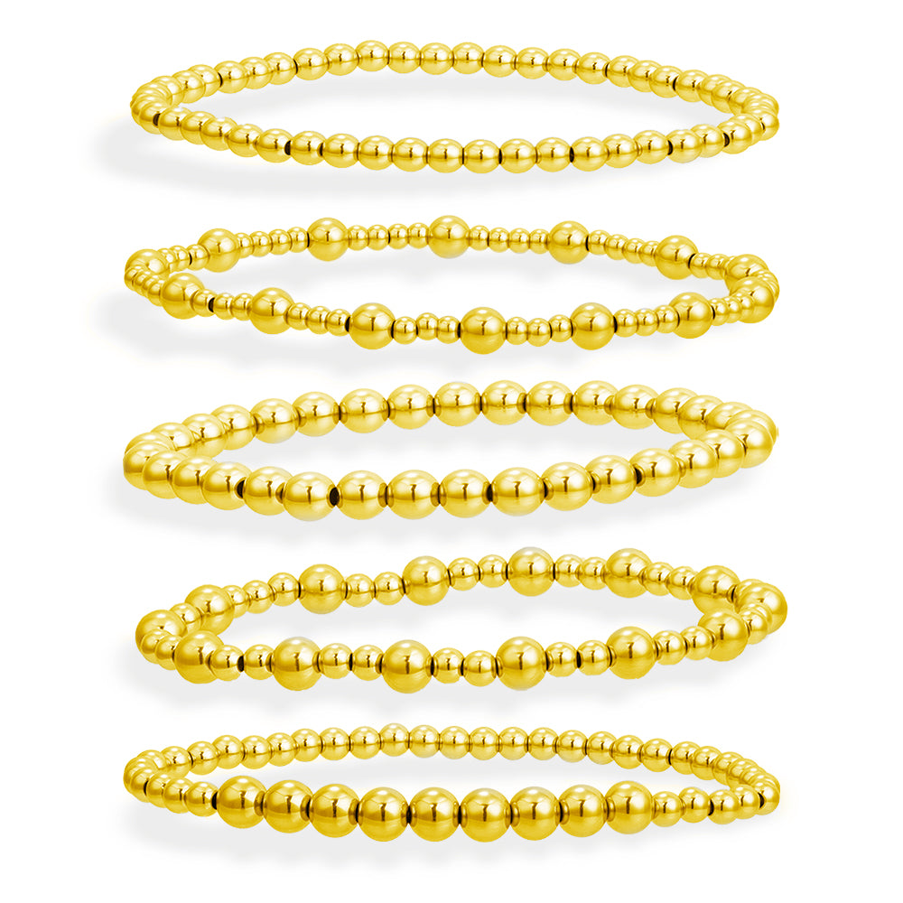 Capri Bundle : 5 Piece Bracelet Bundle - EVRYJEWELS