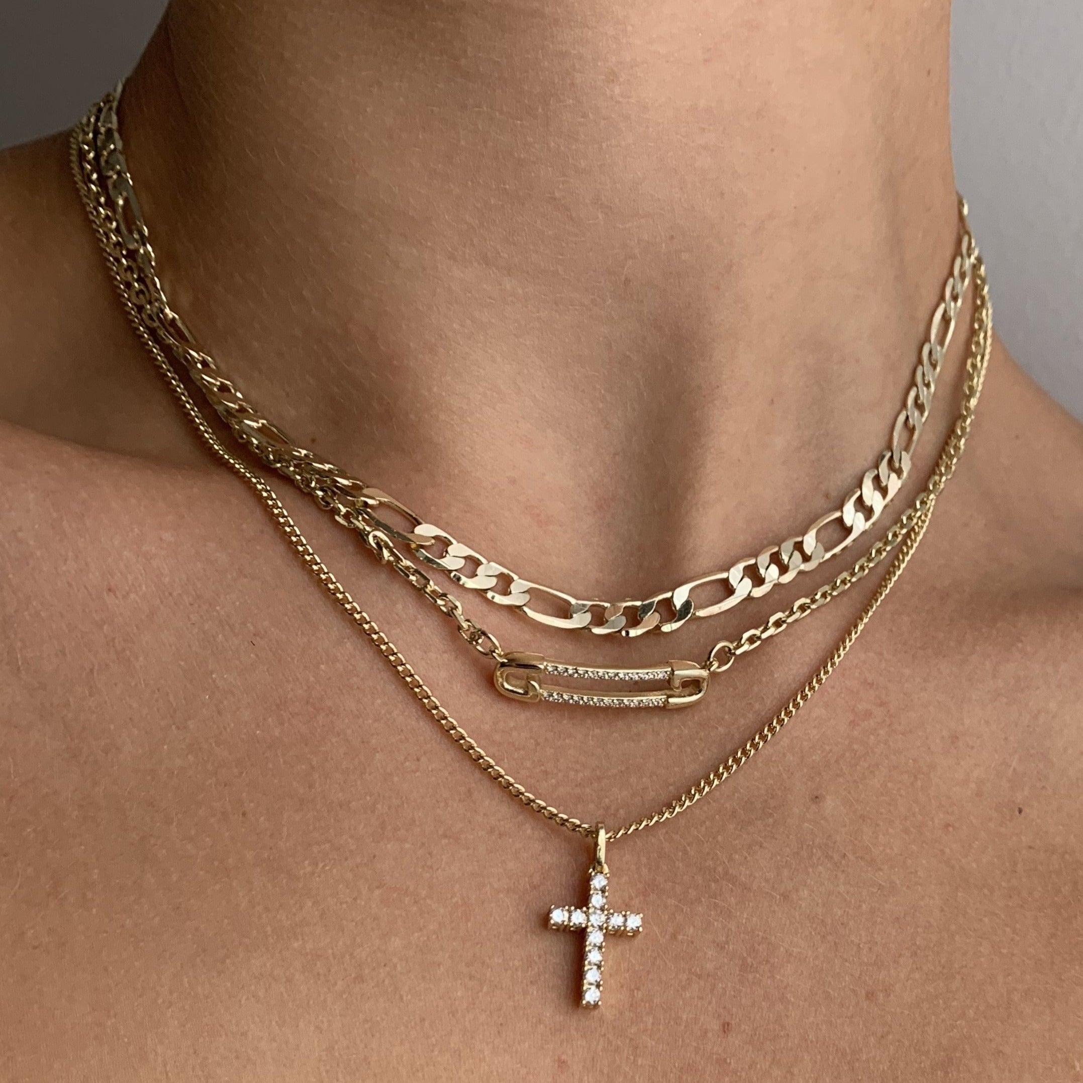 Double Cross Me Necklace
