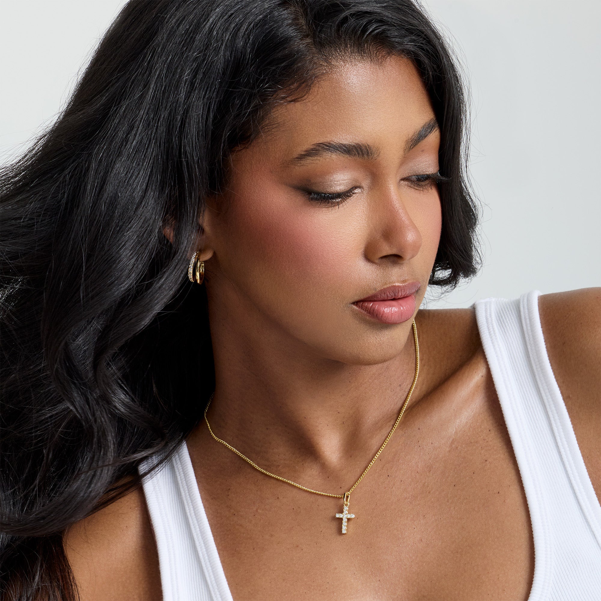 Double Cross Me Necklace