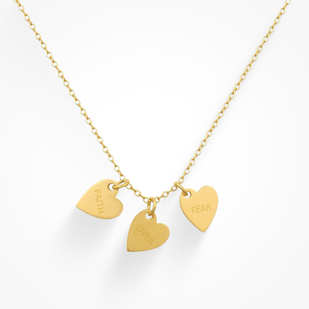 Faith Over Fear Necklace - EVRYJEWELS