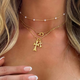 Double Cross Me Necklace