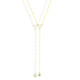 Heart of Stone Lariat Necklace - EVRYJEWELS