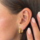 Teardrop Small Curve Hoop Earrings