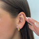 Bold Oval Hoop Earrings