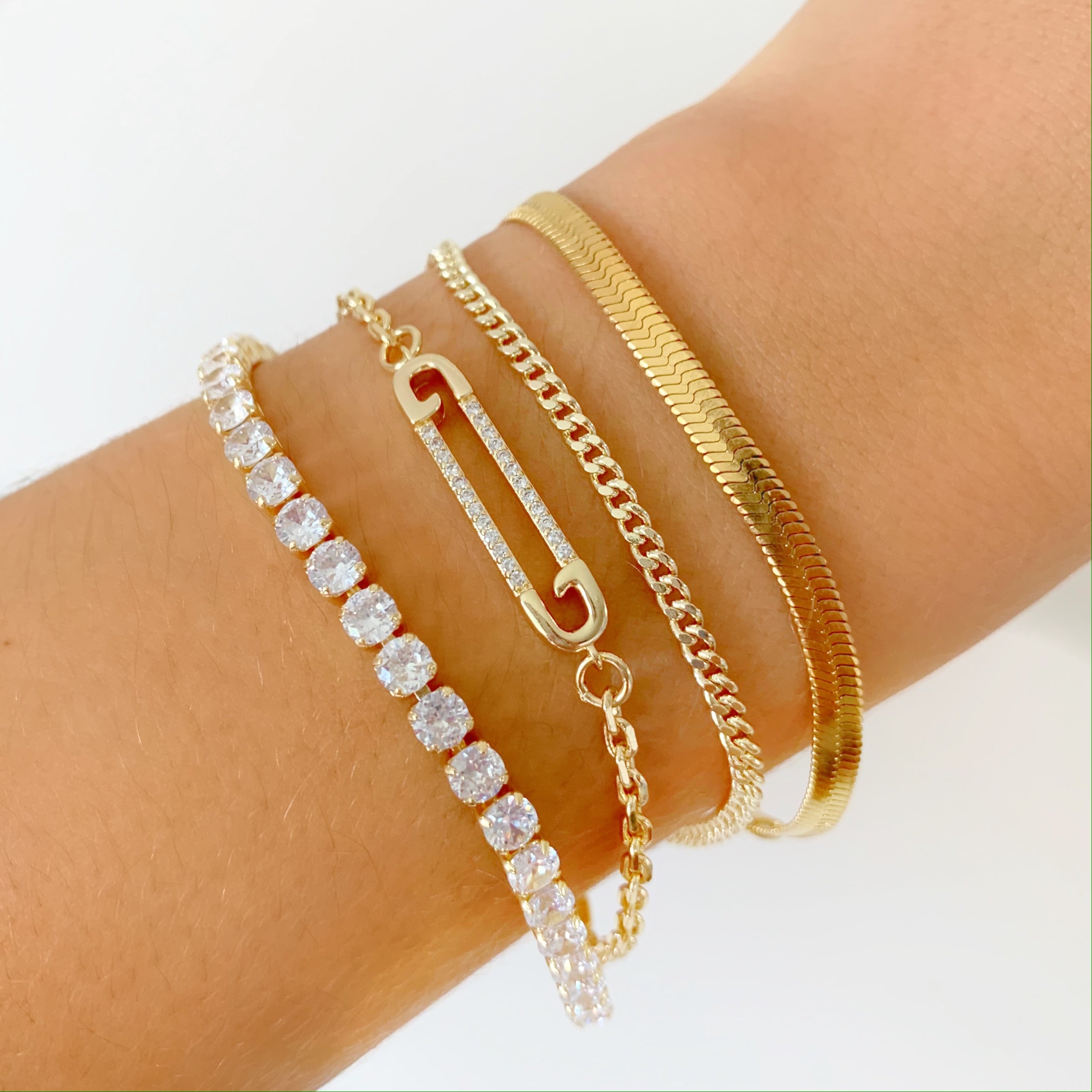 Icy Tennis Bracelet