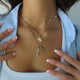 It Girl 3 Piece Necklace Bundle | Double Cross Me, Lover Girl & Meribella Necklace - EVRYJEWELS