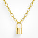 Keep Me Lock Necklace - EVRYJEWELS