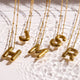 Starburst Initial Necklace