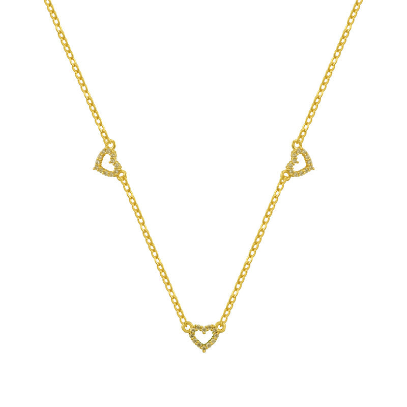 Triple Love Necklace - EVRYJEWELS