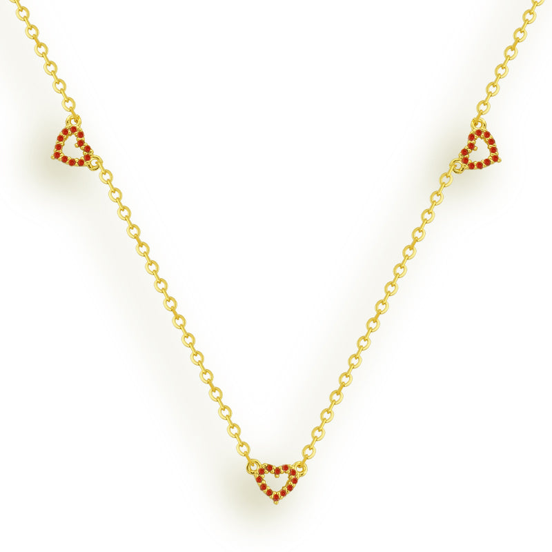 Triple Love Necklace - EVRYJEWELS