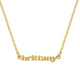 Custom/Personalized Mini Nameplate Necklace - EVRYJEWELS