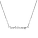 Custom/Personalized Mini Nameplate Necklace - EVRYJEWELS