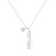 Custom/Personalized Mini Vertical Charm Nameplate Necklace - EVRYJEWELS