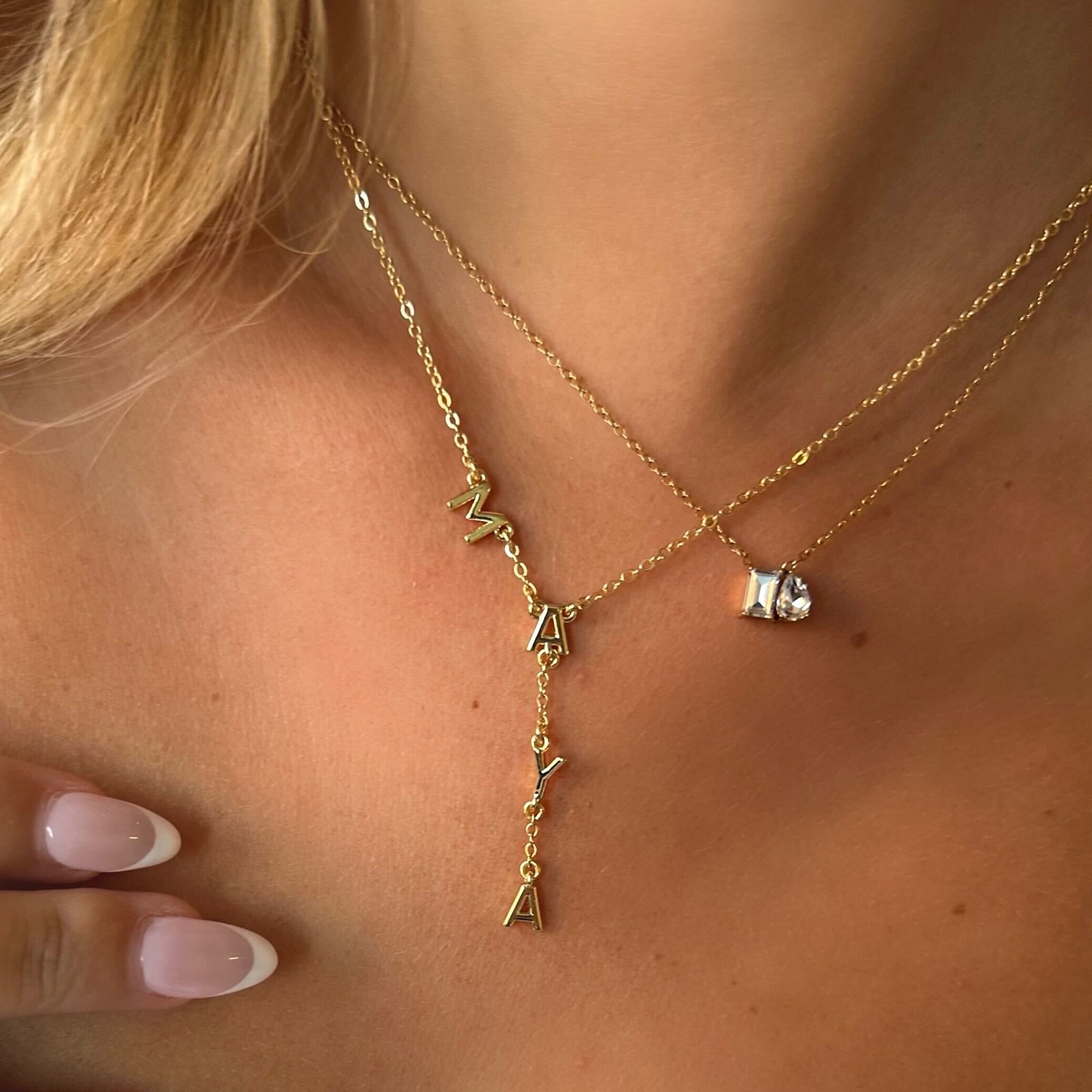 Custom/Personalized Name Drop Necklace