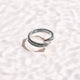Crystal Curve Wrap Ring