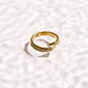 Crystal Curve Wrap Ring
