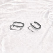 Slim Block Hoops
