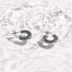 Chunky Curved Hoop Earrings