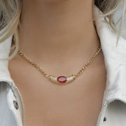 Radiant Rouge Necklace