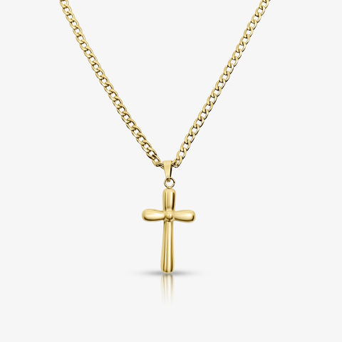 Pure and Simple Cross Necklace - EVRYJEWELS