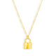 Lock Pendant Necklace - EVRYJEWELS
