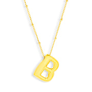 Bold Letter Initial Necklace - EVRYJEWELS