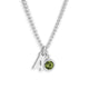 Custom/Personalized Initial Pendant Necklace w/ Birthstone - EVRYJEWELS
