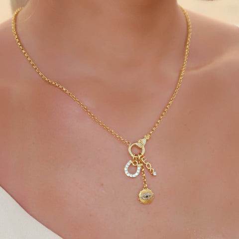 Anastazia's Luck Charm Necklace - EVRYJEWELS