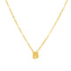 Crystal Initial Necklace