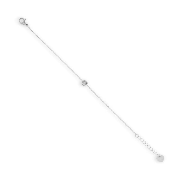 Crystal C Initial Bracelet - EVRYJEWELS