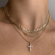 Double Cross Me Necklace