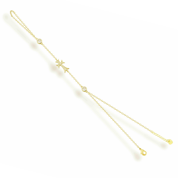 Double Cross Me Hand Chain - EVRYJEWELS
