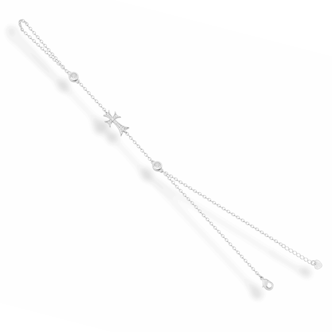 Double Cross Me Hand Chain - EVRYJEWELS