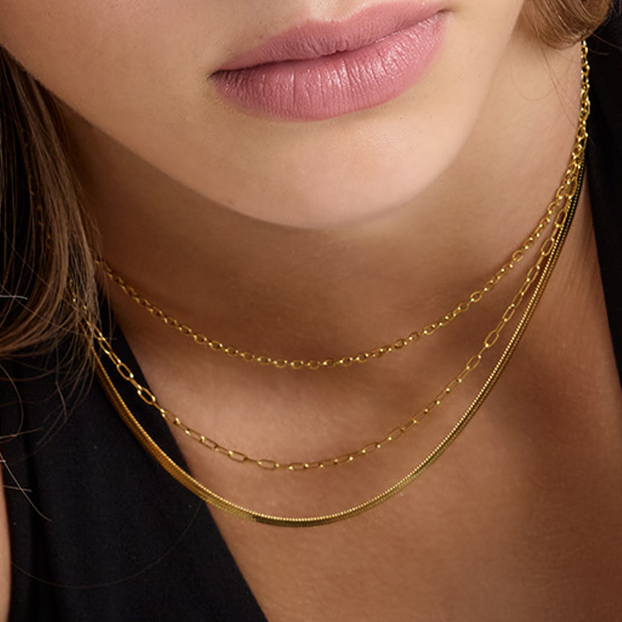 Fine Lines Bundle: 5 Piece Necklace and Bracelet Bundle