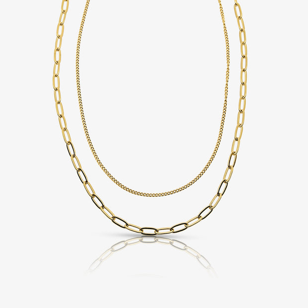 Perfect Pair Double Layered Necklace