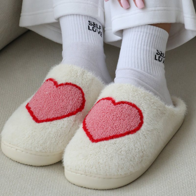 I Heart You Slippers - EVRYJEWELS